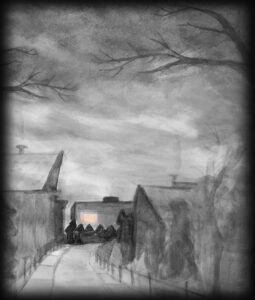 Aberdeen Avenue with 85 Bleecker's south tower and our apartments window.